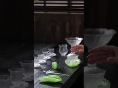 ग्लेज़ चाय के बर्तन